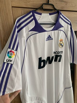 Camiseta Real Madrid 2007-2008 Adidas original
