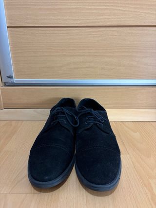 Zapatos de ante azul marino hombre talla 44