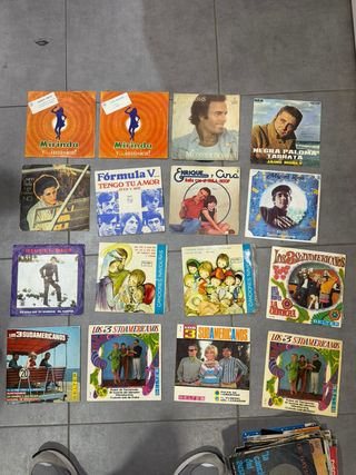 Lote 73 Discos Vinilo EP - Pop, Rock y Varios