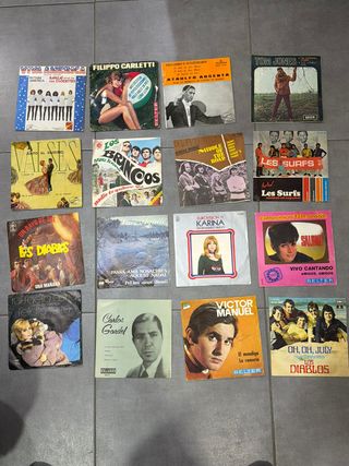 Lote 73 Discos Vinilo EP - Pop, Rock y Varios