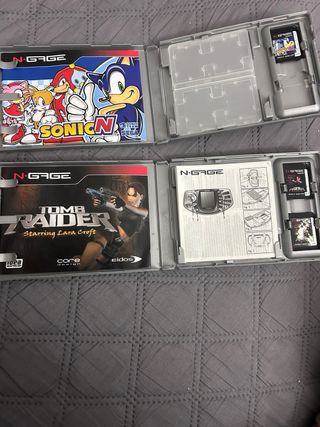 4 Juegos N-Gage: Splinter Cell, Sonic, Rayman, Tom