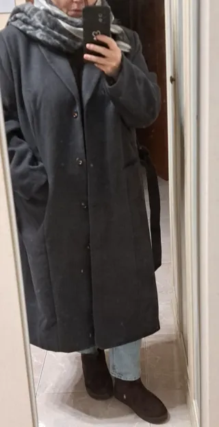 Cappotto donna grigio tg 58