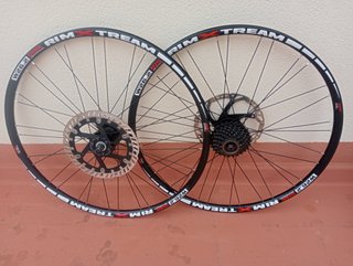 ruedas 26,QR10 buje Shimano nuevTrasera/Delantera