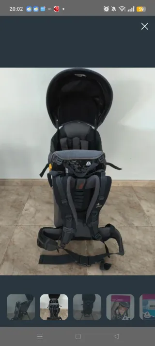 Mochila Portabebés Deuter Kid Comfort 1 Plus