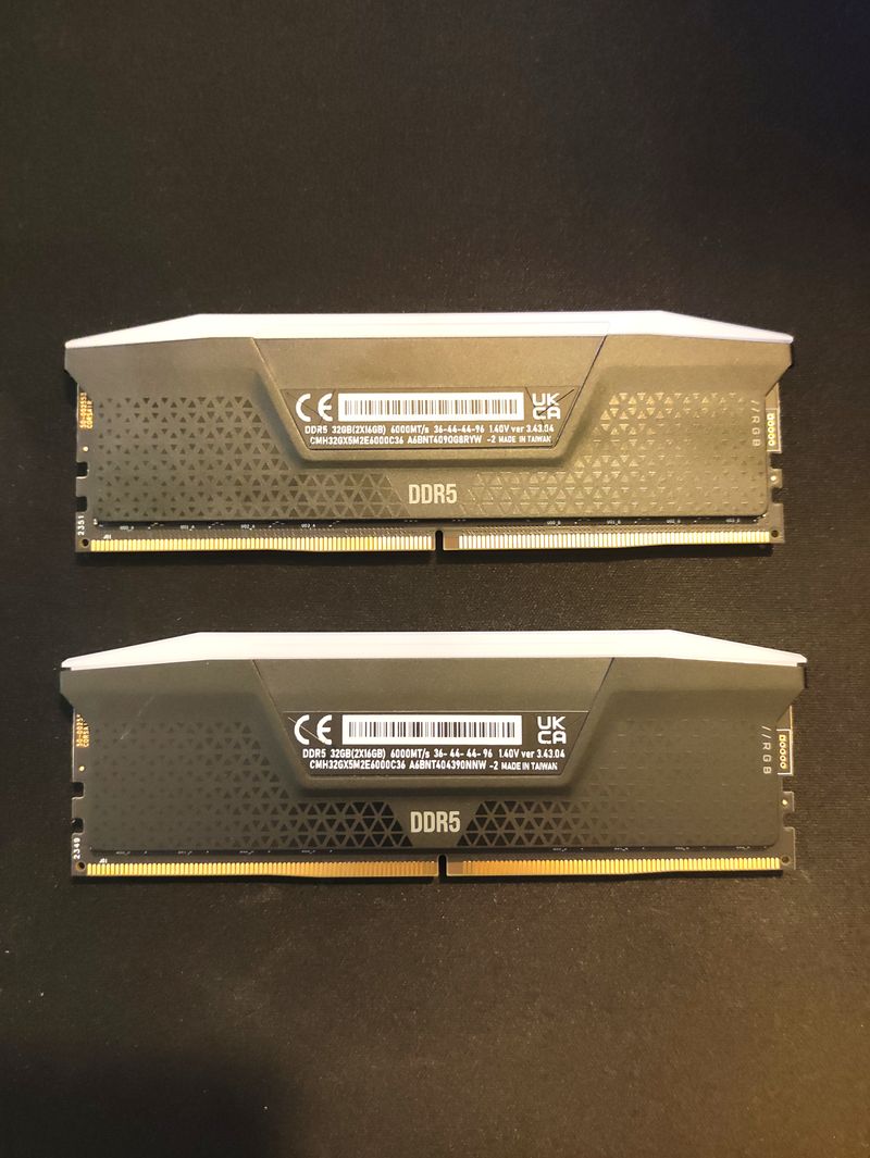 Corsair Vengeance DDR5 32GB (2x16GB) 6000MHz