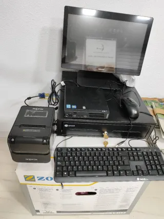 Pack TPV Hostelería: Impresora, Cajón, PC, Teclado