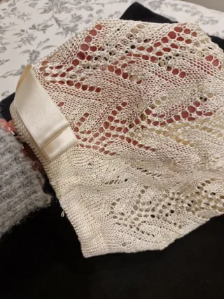 Goyesca Fallera Beige/Blanco Talla Única