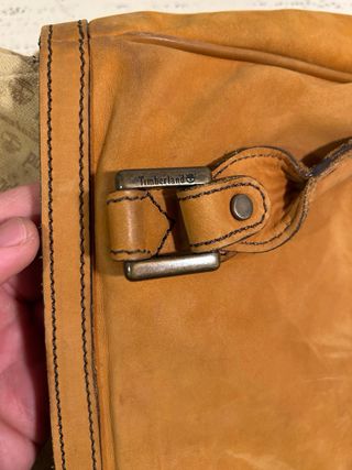 Borsa Timberland Pelle Giallo/Marrone