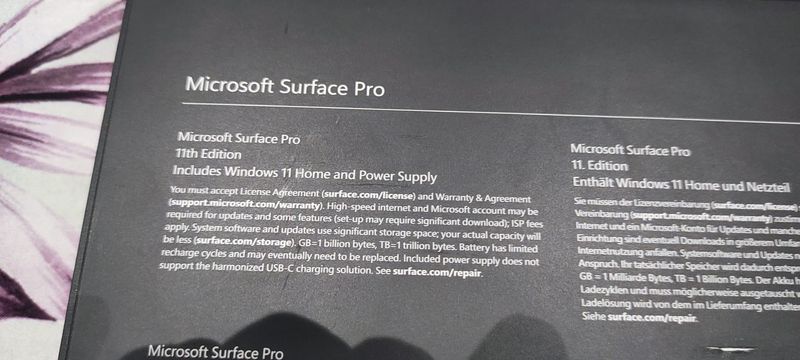 Microsoft Surface Pro 11 ELITE pantalla OLED afbeelding 3