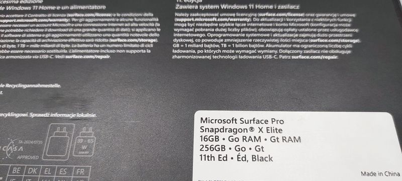 Microsoft Surface Pro 11 ELITE pantalla OLED afbeelding 4