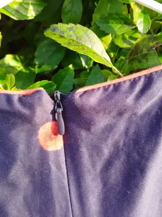 Vestido niña estampado de amapolas rojas.