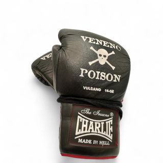 GUANTES DE BOXEO CHARLIE CUERO + CORREAS 14OZ