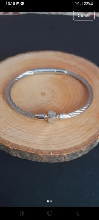 Pulseras Acero y Oro