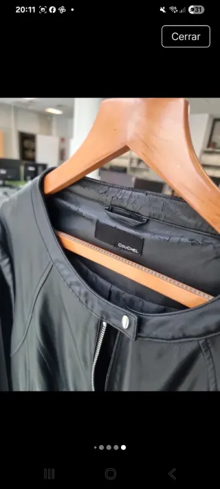 Chaqueta de cuero COUCHEL Talla 52