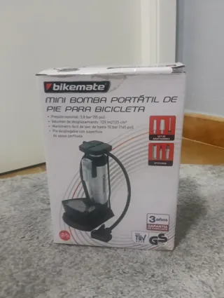 Bomba de pie Bikemate para bicicleta