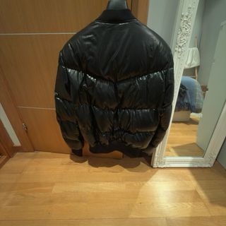 Cazadora Bomber Diesel Negra Brillante