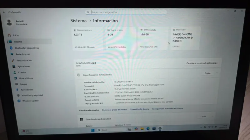 Lenovo Legion Y720 Gaming afbeelding 5