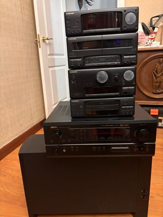 Sistema de sonido completo Bose + Denon + Pioneer