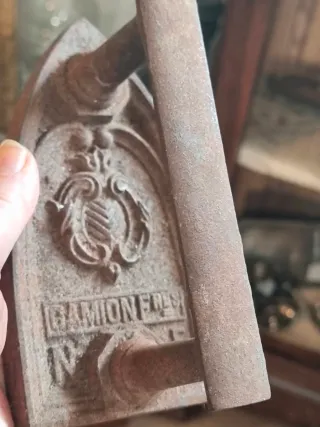 Lote 2 Planchas Hierro Antiguo Vintage