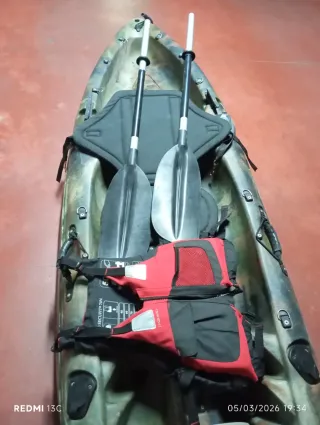 Kayak de pesca camuflaje