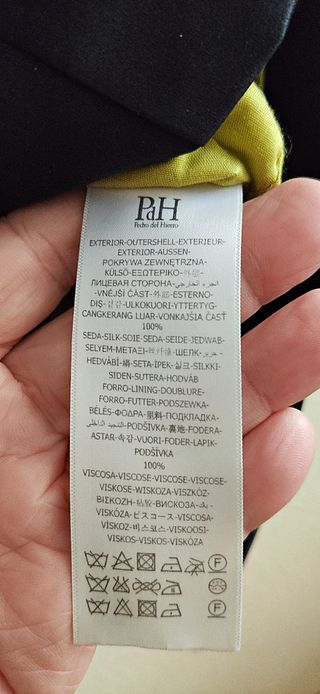 VESTIDO FIESTA PEDRO DEL HIERRO T. 36 A ESTRENAR