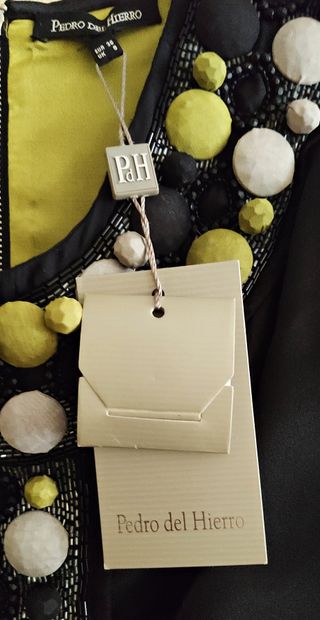 VESTIDO FIESTA PEDRO DEL HIERRO T. 36 A ESTRENAR