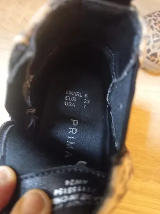 Botas de leopardo para bebé