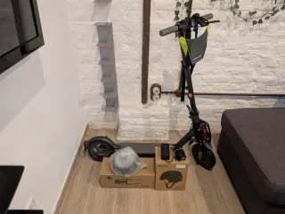 Patinete Xiaomi con amortiguador