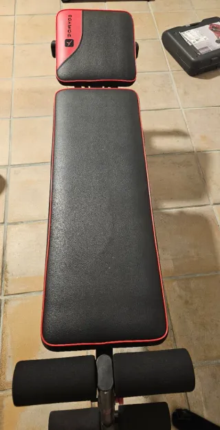 Rack Titanium Strength con barra, discos y banco