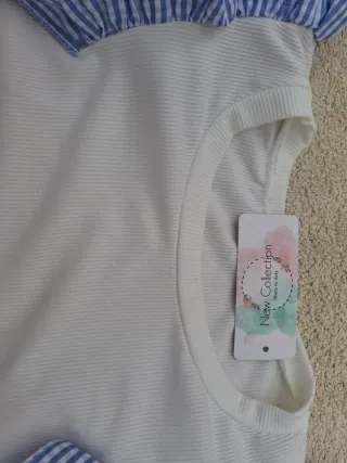 Camiseta T U. Talla Única con etiqueta