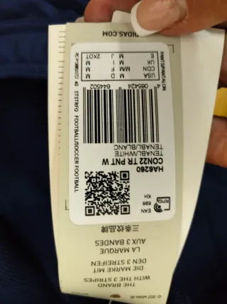 Pantalón deportivo Adidas azul nuevo