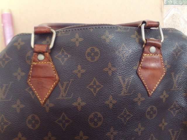 Borsa Louis Vuitton modello Speed Vintage in pelle, 30