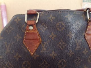 bolso louis vuitton  modelo speed vintage piel, 30