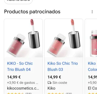 Kiko Milano So Chic Trio Blush 03