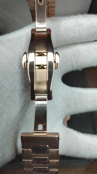 Reloj Seiko Mod Nautilus Marrón Chocolate y Oro