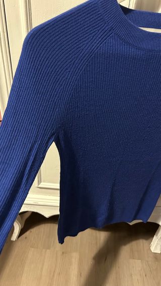 Jersey Mango azul eléctrico