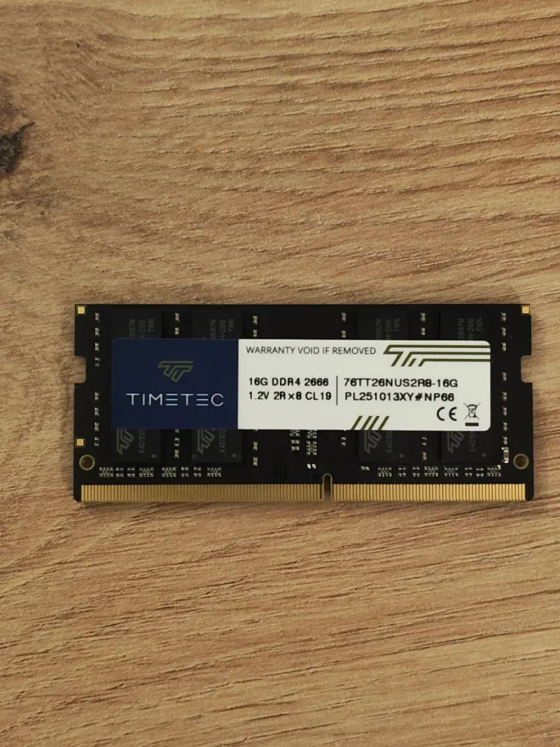 Timetec 16GB DDR4 2666MHz RAM para portátil - Testada afbeelding 4