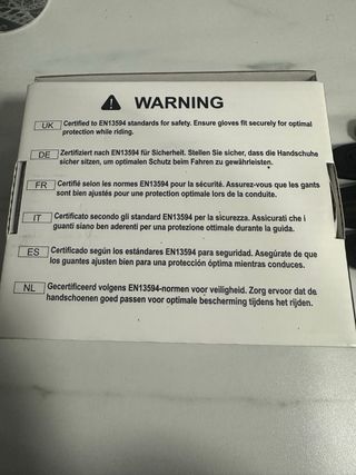 Guantes Moto COFit Talla S Nuevos