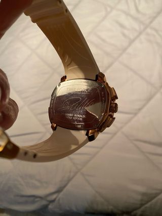 Reloj Time Force Edición Limitada Oro Blanco cr7