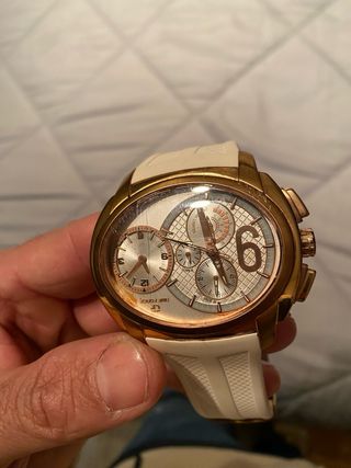 Reloj Time Force Edición Limitada Oro Blanco cr7