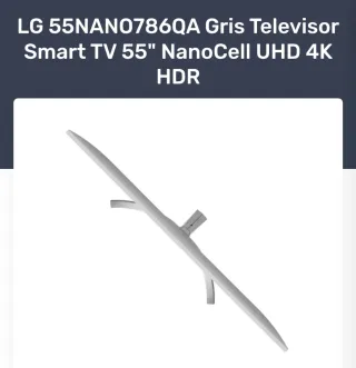 Pata Soporte TV LG 55NANO786QA