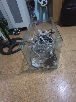 Pecera con sistema de bombas