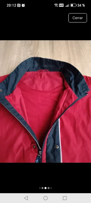 Chaqueta sin mangas Dustin roja