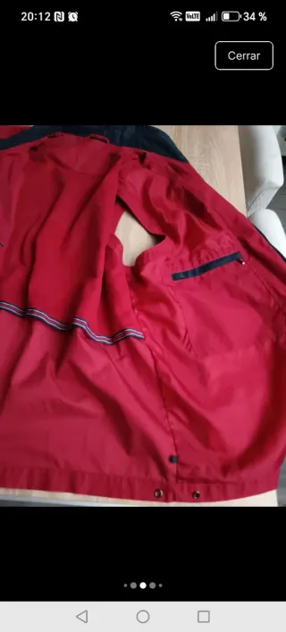 Chaqueta sin mangas Dustin roja