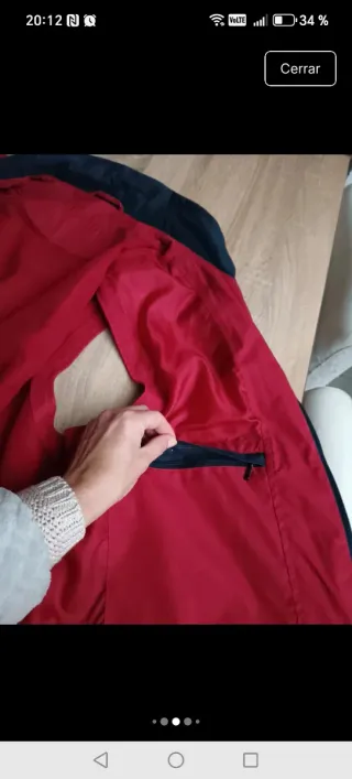 Chaqueta sin mangas Dustin roja