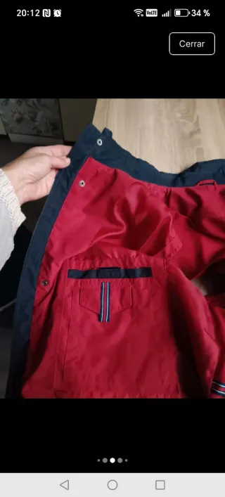 Chaqueta sin mangas Dustin roja