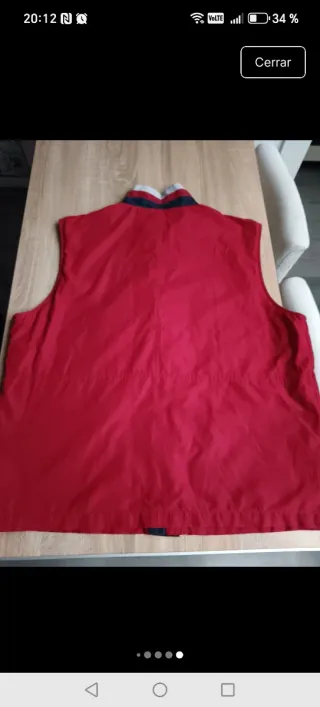 Chaqueta sin mangas Dustin roja