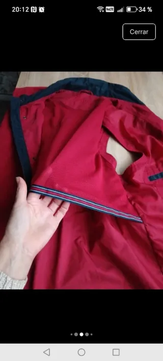 Chaqueta sin mangas Dustin roja