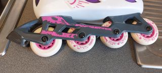 Patines en línea Oxelo morado y blanco