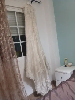 Vestido de Novia Blanco Encaje